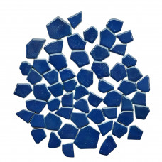 Мозаїка кераміка неправильної форми Синя М-08 250г 42 шт