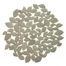 Мозаїка керамічна Листок бежевий 250 грам близько штук 50 12*24см.