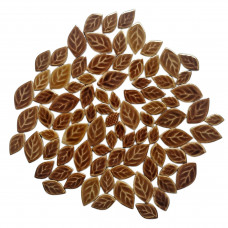 Мозаїка керамічна Листок коричневий 250 грам близько штук 50 12*24см.