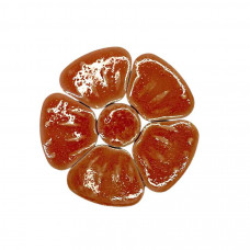 Мозаїка кераміка квіти середні червоні 5,5 см 30 г