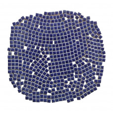 Мозаїка керамічна Квадратний колір Синій розмір 1*1*0,5 см вага 100 г кількість 106 штук заповнюваність 5*5 см