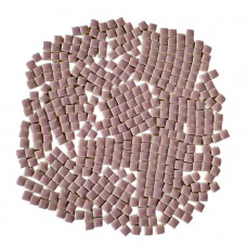 Мозаїка керамічна Квадратний колір Світло фіолетовий розмір 1*1*0,5 см вага 100 г кількість 106 штук заповнюваність 5*5 см