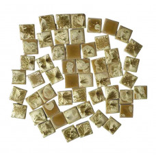 Мозаїка керамічна Квадратний №02 колір Світло-коричневий  розмір 2*2*0,5 см вага 250 г кількість 54 штук