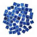 Мозаїка керамічна Квадратний №04 колір Синьо розмір 2*2*0,5 см вага 250 г кількість 54 штук