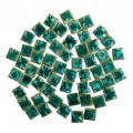 Мозаїка керамічна Квадратний №05 колір Зеленый  розмір 2*2*0,5 см вага 250 г кількість 54 штук