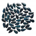 Мозаїка кераміка крапля Темно-синя 1,9*3,8 см 35 шт 250г