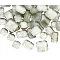 Набір шматочків мозаїки форма Камені колір сірий мікс з блискітками 200 гр 150-180 шт товщина 4 мм