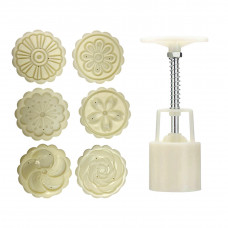 Прес-форма кругла для місячних пряників, сирників, печива №48 6 штук 5,7*5,7см 75гр