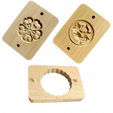 Набір для друкарських пряників Набір №4 з 2 дощок з відбитком кольорів та вирубки для тесту.