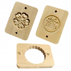 Набір для друкарських пряників Набір №5 з 2 дощок з відбитком кольорів та вирубки для тесту.