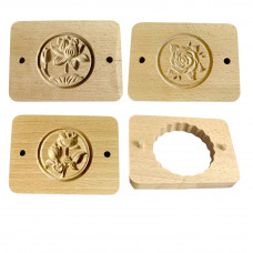 Набір для друкарських пряників Набір №7 з 3 дощок з відбитком кольорів та вирубки для тесту.