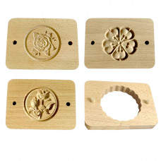 Набір для друкарських пряників Набір №8 з 3 дощок з відбитком кольорів та вирубки для тесту.