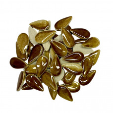 Мозаїка кераміка крапля Коричнева 1,9*3,8 см 35 шт 250г