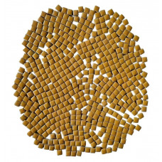 Мозаїка керамічна Квадратний колір Темно помаранчевий розмір 1*1*0,5 см вага 100 г кількість 106 штук заповнюваність 5*5 см