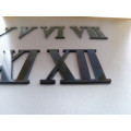 Цифри із чорного акрилу для настінного годинника 4 см.