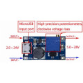 DC-DC підвищує 2-24в в 5-28 2А міні (Micro USB) ККД 93%