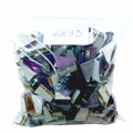 Набір шматочків мозаїки скло неправильної форми 250 грам кольору Фіолетовий мікс