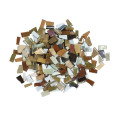 Набір шматочків мозаїки скло неправильної форми 250 г кольор Коричневий мікс  3368