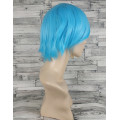 Перука жіноча блакитна коротка аніме, косплей cosplay (3710)