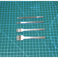 Пробійники для шкіри 1+2+4+6 зубів крок 3мм пробойцы малі просічки вилочні інструмент набір