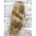 Перука довга хвиляста блонд з проділом жіноча 70см