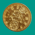 Штамп для сургуча. Сургучна печатка Годинник римський №1 діаметр 25 мм