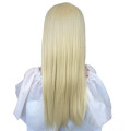 Перука блонд довга пряма з повязкою гумкою жіноча для жінок 60 см зі штучного волосся