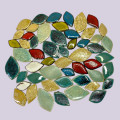 Мозаїка керамічна Листок різнокольоровий 250 грам близько штук 50 12*24см.