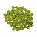 Мозаїка керамічна Квадратний колір Салатовий розмір 1*1*0,5 см вага 100 г кількість 106 штук заповнюваність 5*5 см