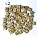 Мозаїка керамічна Квадратний №02 колір Світло-коричневий  розмір 2*2*0,5 см вага 250 г кількість 54 штук
