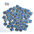 Мозаїка керамічна Квадратний №06 колір Синьо розмір 2*2*0,5 см вага 250 г кількість 54 штук