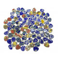 Мозаїка кераміка коло неправильної форми Різнокольорова 2-5см 95шт 250г